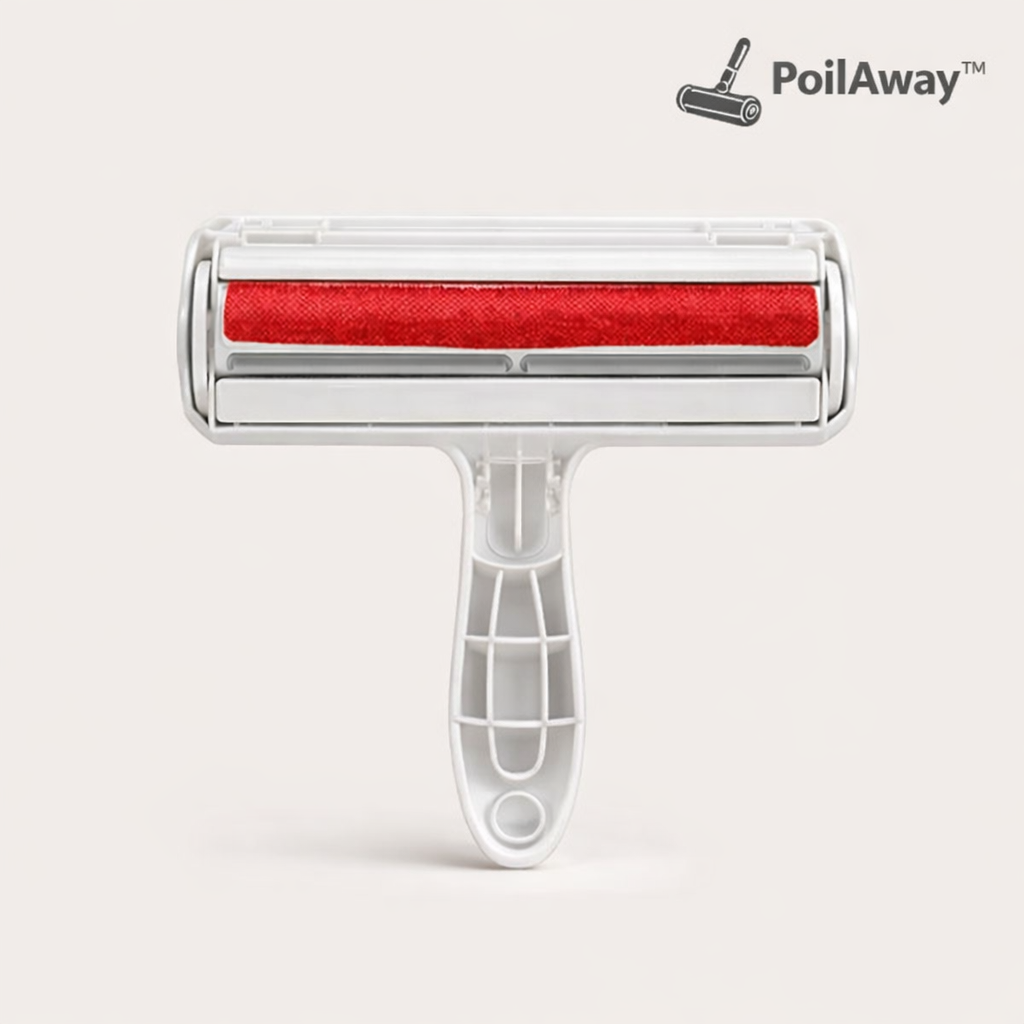 PoilAway™ – Rouleau anti-poils pour chiens et chats, efficace sur canapés et tapis